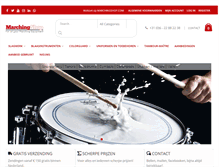 Tablet Screenshot of marchingshop.com